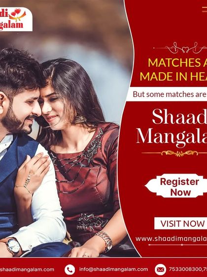 Matches are made in heaven, but some are made at Shaadi Mangalam. We bring that divine connection to you through our dedicated service.