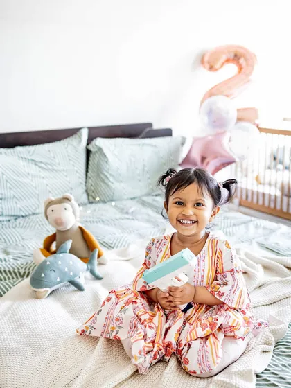 From a quiet one-year-old to a two-year-old full of character. It's a joy to capture these milestone sessions and see how much these little patakas grow and change.