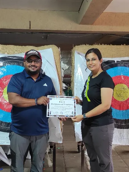 Congratulations to another archer for completing the basic course. We are proud of every student who takes up this challenging and rewarding sport.