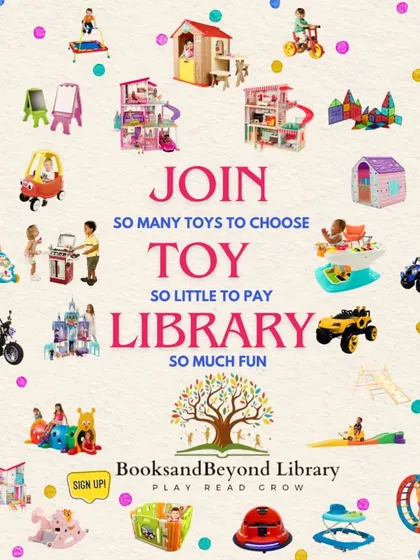 Welcome to a smarter way to play. I offer a huge collection of toys for every age and stage, so your child can enjoy endless variety without the clutter and cost of buying.