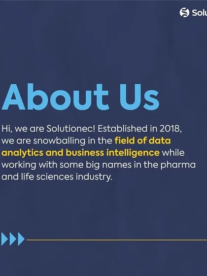 We are Solutionec. Established in 2018, we are a growing force in data analytics and business intelligence for the pharma and life sciences industry. This post introduces who we are and our commitment to solving complex challenges.