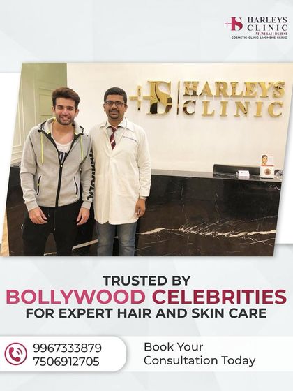 I am trusted by many, including Bollywood celebrities, for expert hair and skin care. This is a responsibility I take seriously, ensuring every patient receives world-class, confidential treatment.