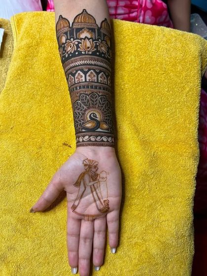 Vijay Singh - Bridal Mehndi Portrait & Storytelling Mehndi photo 14