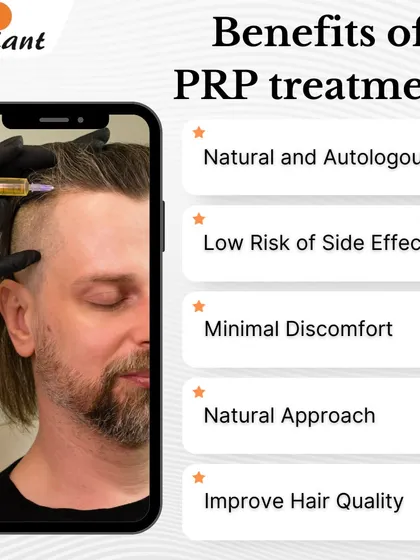 Why do I often recommend PRP for hair loss? First, it's autologous, meaning it uses your own blood, which minimizes risks. The procedure involves minimal discomfort and is a natural approach to stimulating hair follicles. The primary benefit I see in my patients is a marked improvement in overall hair quality, thickness, and strength.