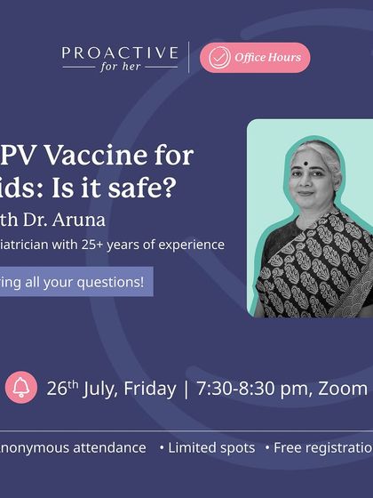 Is the HPV vaccine safe for kids? Join our free webinar with a pediatrician with over 25 years of experience to get all your questions answered.