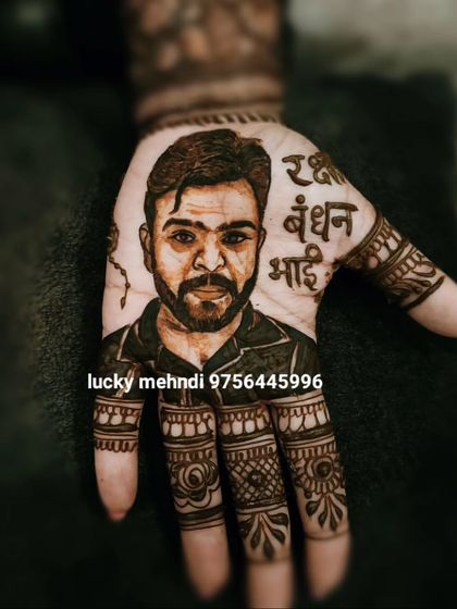 Lucky Mehndi Artist - Party & Festival Mehndi Portrait & Storytelling Mehndi photo 3