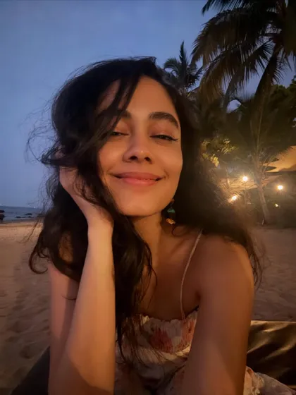 A happy moment on the beach. My music is all about creating positive and happy vibes.