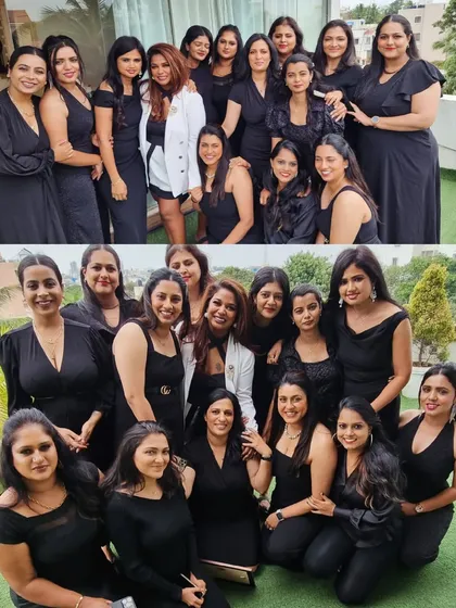 This is what success looks like. A batch of confident, certified makeup artists ready to take on the world. Graduation day is always an emotional moment for me, celebrating the start of their new careers.