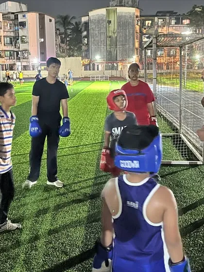 An open discussion with our youth squad. We talk about sportsmanship, respect, and the mental aspects of boxing, which are as important as the physical skills.