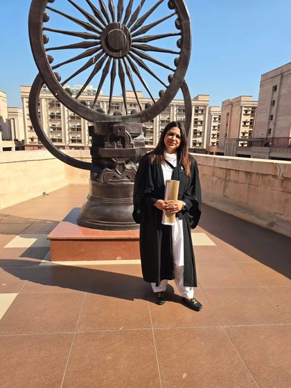 Another photo from my visit to the Lucknow High Court. Being in such a grand and historic building fills me with a sense of pride and purpose in my profession.