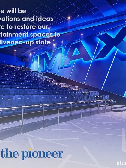 This image from an article in The Pioneer reflects our thoughts on the future of entertainment spaces. We believe that post-pandemic cinema design must innovate with systems like 'bubble' or 'pod' seating to ensure patrons can enjoy a shared experience while maintaining a sense of safety and personal space.