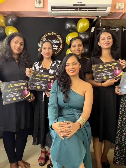 A group of happy graduates on their certification day. We make sure every student leaves not just with a certificate, but with the confidence to succeed.