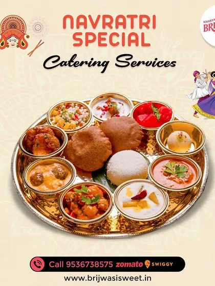 I offer specialized catering services for all festivals, including this Navratri special thali. Celebrate your traditions with pure, delicious, and appropriate food for every auspicious occasion.