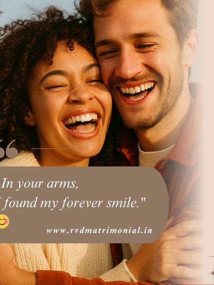 "In your arms, I found my forever smile." This is the kind of happiness I wish for all my clients. Let me help you find the person who makes you smile.