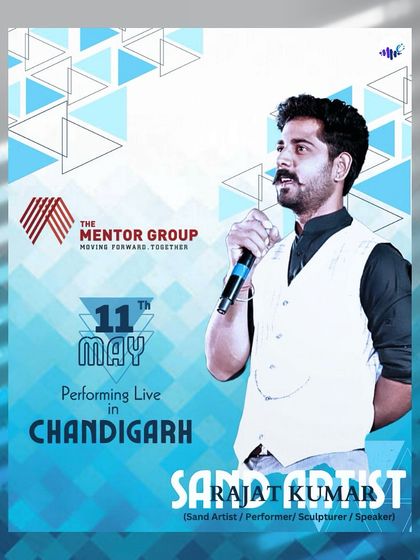 My performance poster for The Mentors Group, a real estate event in Chandigarh. I create tailored stories for various industries, including real estate development and sales.