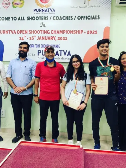 More winning moments from the Purntva Open. The collection of medals and certificates shows their dedication.