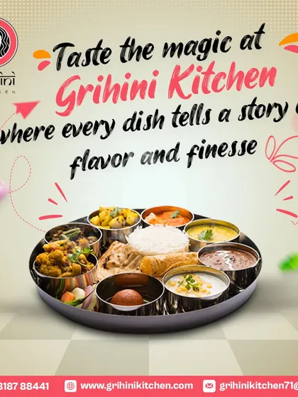 Taste the magic at Grihini Kitchen, where every dish tells a story of flavour and finesse. This thali is a testament to that.