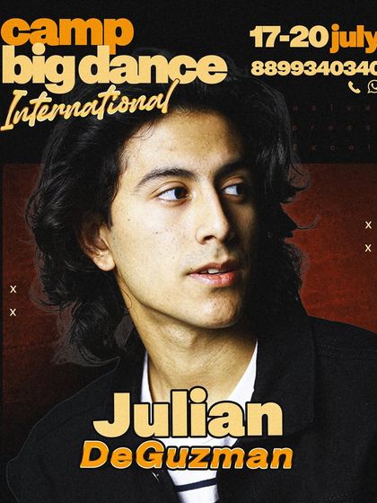 The incredible Julian DeGuzman is another one of the world-class instructors you can expect to see at our camp. Get ready for his unique style and powerful choreography.