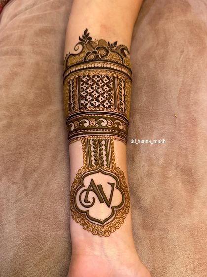 3D Henna Touch - Online Mehndi Classes Intricate Arm Bands & Cuffs photo 20