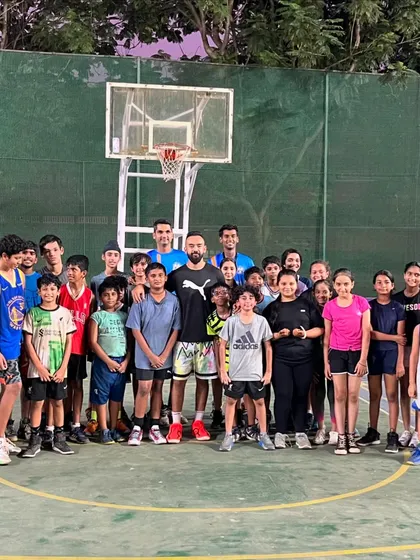 The whole squad with our special guest, Dhruv Barman. A memorable day for everyone at the academy.