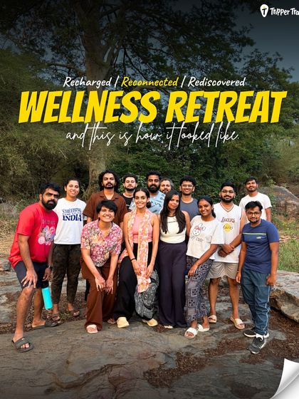 Recharged, reconnected, rediscovered. This is how our Wellness Retreat looked. A group of souls coming together to heal and grow in nature.