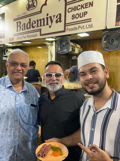 Michelin-starred Chef Vineet Bhatia enjoying our classic Seekh Kebabs. We are grateful for his appreciation of our culinary heritage.
