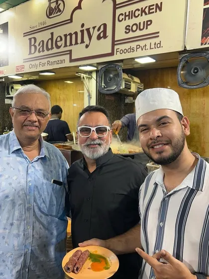 Michelin-starred Chef Vineet Bhatia enjoying our classic Seekh Kebabs. We are grateful for his appreciation of our culinary heritage.
