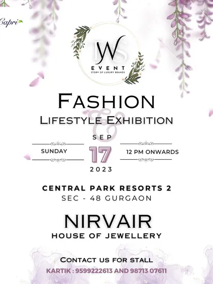 A promotional graphic for 'Nirvair House of Jewellery', a vendor specializing in replica silver jewellery.