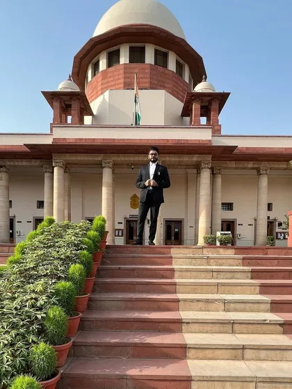 My work often takes me to the Supreme Court of India, the highest legal authority in the country. Standing here reminds me of the responsibility I have to fight for my clients and ensure justice is served, especially in complex motor accident compensation cases.