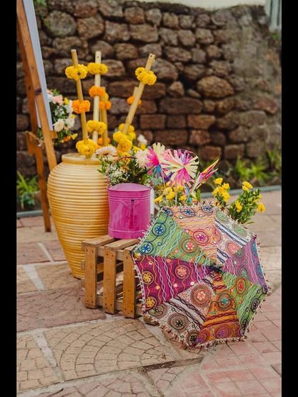 Flinters Management - Custom Wedding Design & Decor Vibrant Haldi Carnivals photo 15