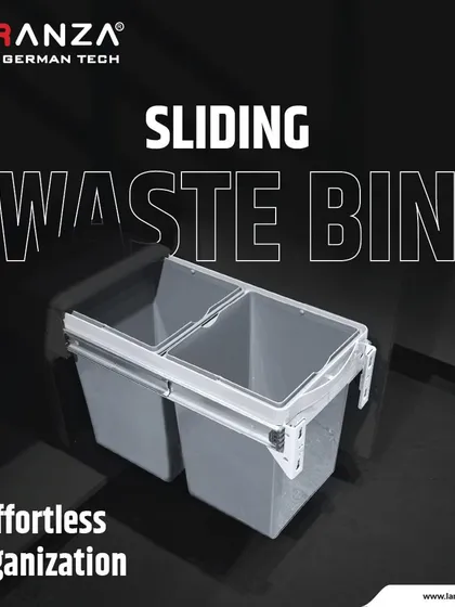 My sliding waste bin offers effortless organization. It keeps your kitchen waste neatly contained and out of sight, enhancing both beauty and efficiency.