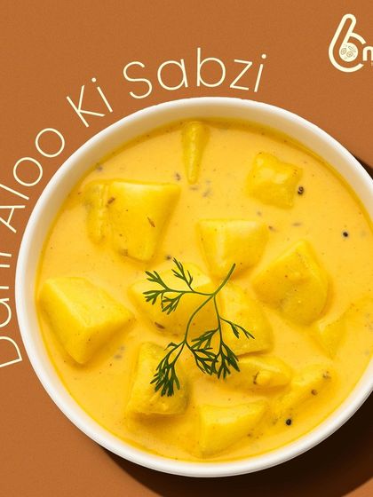 Dahi Aloo ki Sabzi is a comforting and simple dish from our Navratri menu. It's light, flavorful, and perfect for a fasting meal.