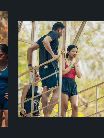 The look of concentration on the participants' faces shows how seriously they take the safety briefing. This preparation is key to a successful and safe event.