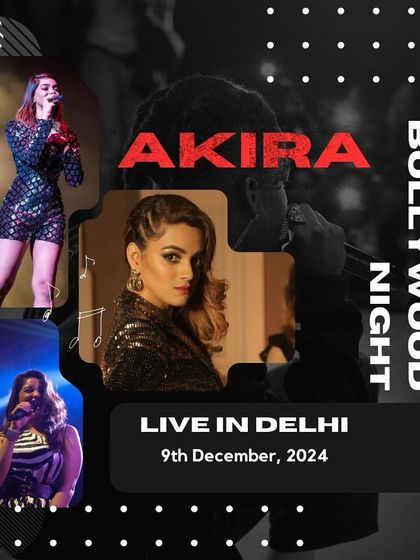 See you tonight! A poster for a Bollywood Night live in Delhi.