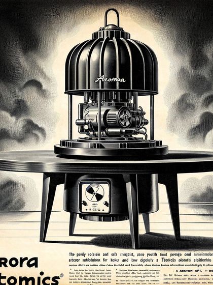 Retro-Futurist Branding: Posters & Ads photo 14