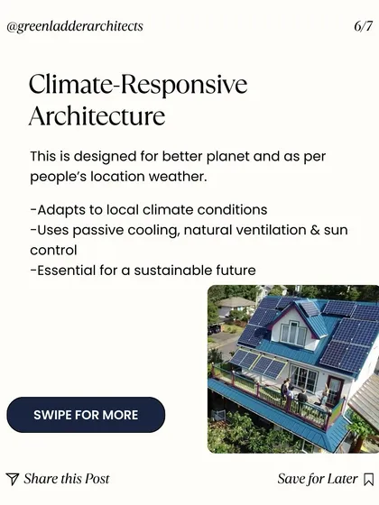 Sustainability is at the core of our work. This is our guide to Climate-Responsive Architecture, a design approach that adapts to the local environment using passive cooling, natural ventilation, and sun control to create comfortable, energy-efficient buildings for a sustainable future.