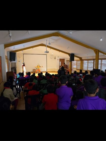 Performing for a new audience of fellow students. Taking our plays to different venues teaches our kids invaluable life skills like confidence and adaptability, beyond just acting.