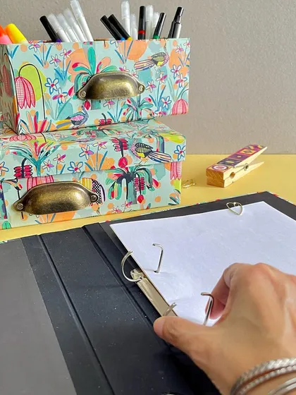 Our A4 folder binders are perfect for keeping your important paperwork organized. The sturdy ring mechanism holds pages securely.