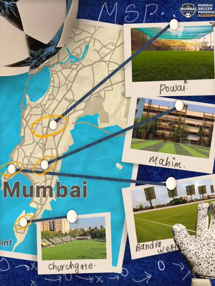 With four centers across Mumbai in Bandra, Churchgate, Mahim, and Powai, our football family is always close by. We offer professional training on quality grounds, accessible to you.