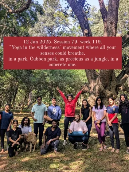 Rakshith Setty - Multi-Style Yoga Instruction Yoga in the Park: Our Cubbon Sessions photo 12