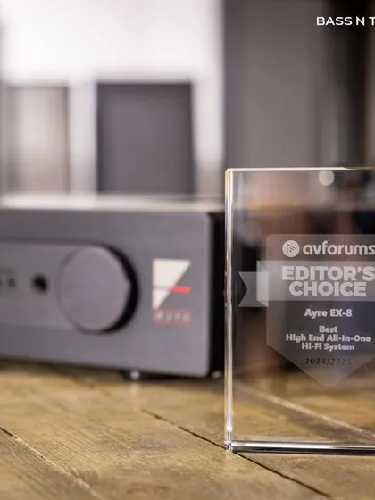 We are proud to offer award-winning products like the Ayre EX-8 2.0, which won Editor’s Choice for Best All-in-One Hi-Fi System from AVForums. This recognition validates our belief in offering gear that delivers exceptional value and performance.