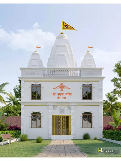Our design for an upcoming temple in Rohini, New Delhi. This project shows our versatility in handling institutional and community-focused architecture, blending traditional forms with clean, modern execution.