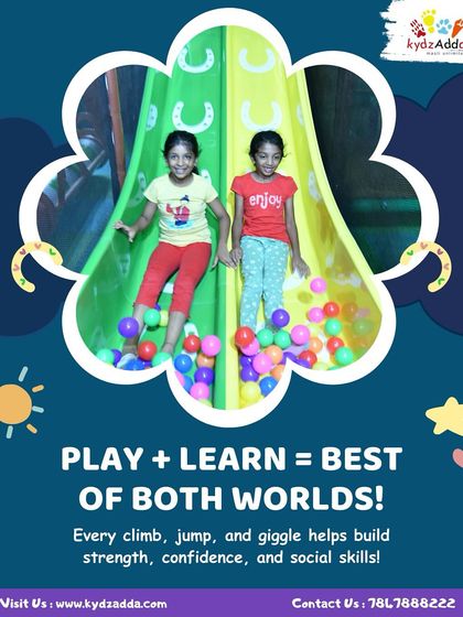 We believe that play and learning are the best of both worlds. Every climb, jump, and giggle helps your child build physical strength, confidence, and social skills.