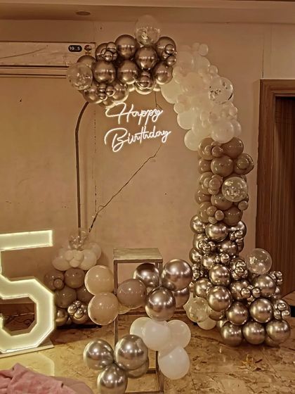 Special Entry - Private Party & Milestone Decoration Elegant Birthday & Anniversary Setups photo 28