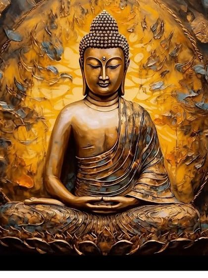 Find peace and tranquility with this beautiful Buddha-themed 3D UV Marble sheet. It's perfect for creating a calm and meditative corner in your home.