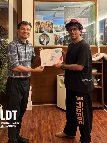 Another proud graduate of our Professional Latin Dance Training course. This program is designed for those serious about becoming professional dancers or instructors.