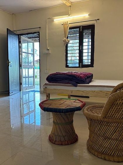 Another view of our student accommodation. The rooms are designed to be a peaceful retreat after a long day of practice and learning.