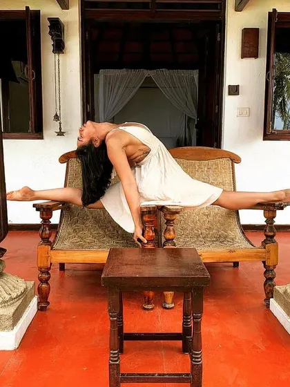Fitness for me is also about freedom and flexibility. My background in yoga helps us build not just strength, but also mobility and balance, allowing your body to move in incredible ways.