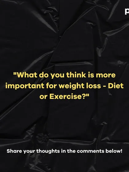 This series tackles the "Diet vs. Exercise" debate. It explains the importance of both, with diet being key for creating a calorie deficit and exercise for boosting metabolism and building muscle. The winning combination is always both.