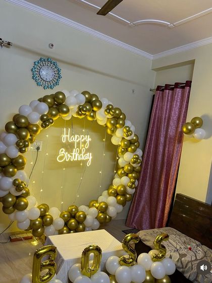 Special Entry - Private Party & Milestone Decoration Elegant Birthday & Anniversary Setups photo 53